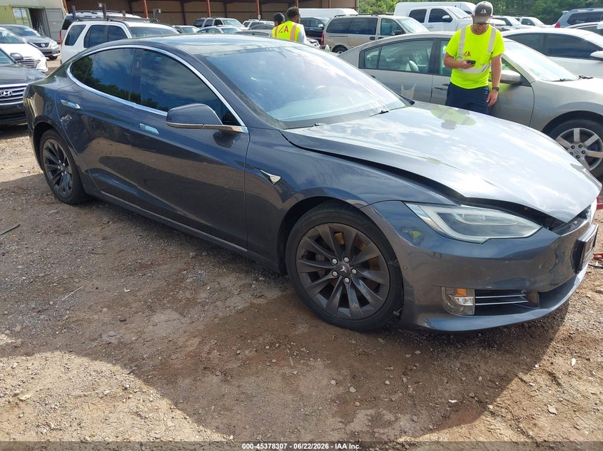2017 Tesla Model s VIN 5YJSA1E28HF229576 IAAI salvage auction — NORMAL WEAR, Clear (Alabama), sold $6,300 on 2026-07-08 (photo 1)