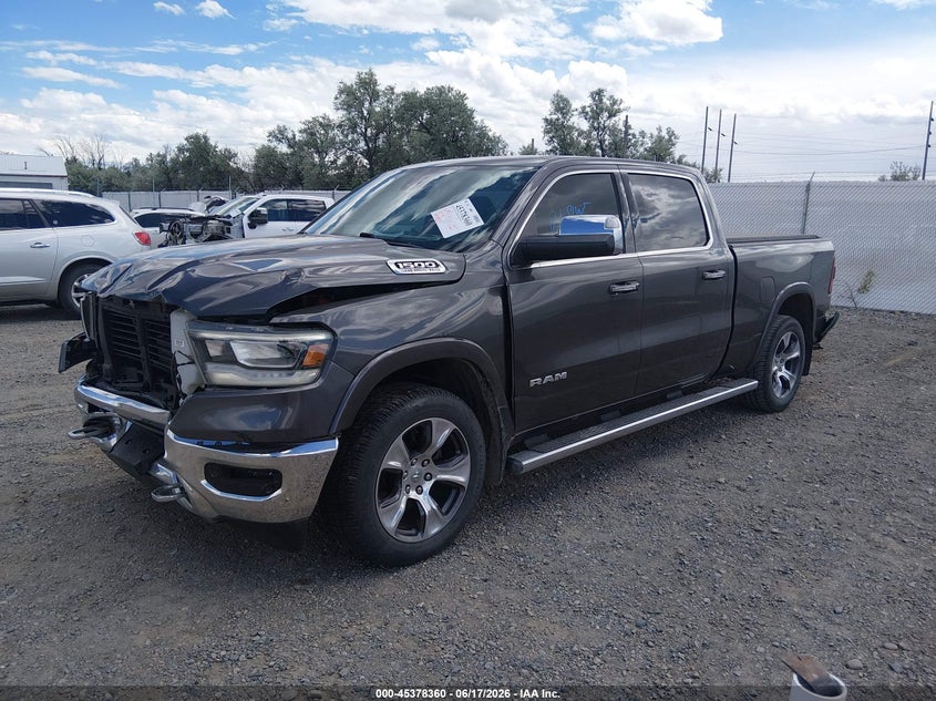 2019 Ram 1500 VIN 1C6SRFRT4KN776627 IAAI salvage auction — FRONT & REAR, Salvage (Montana), sold $10,500 on 2026-09-04 (photo 2)