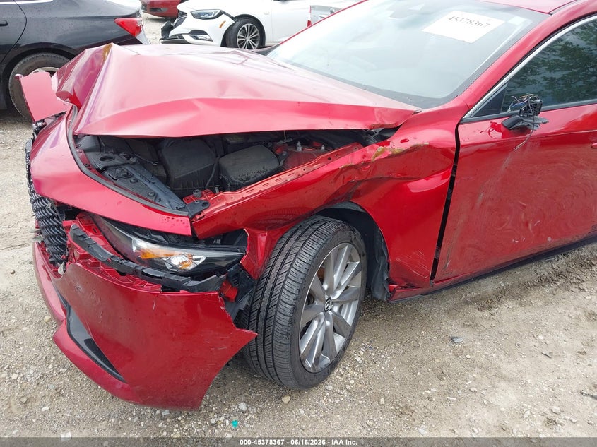 2020 Mazda 3 VIN JM1BPBDM6L1171735 IAAI salvage auction — FRONT & REAR, Salvage (Illinois), sold $475 on 2026-07-14 (photo 6)