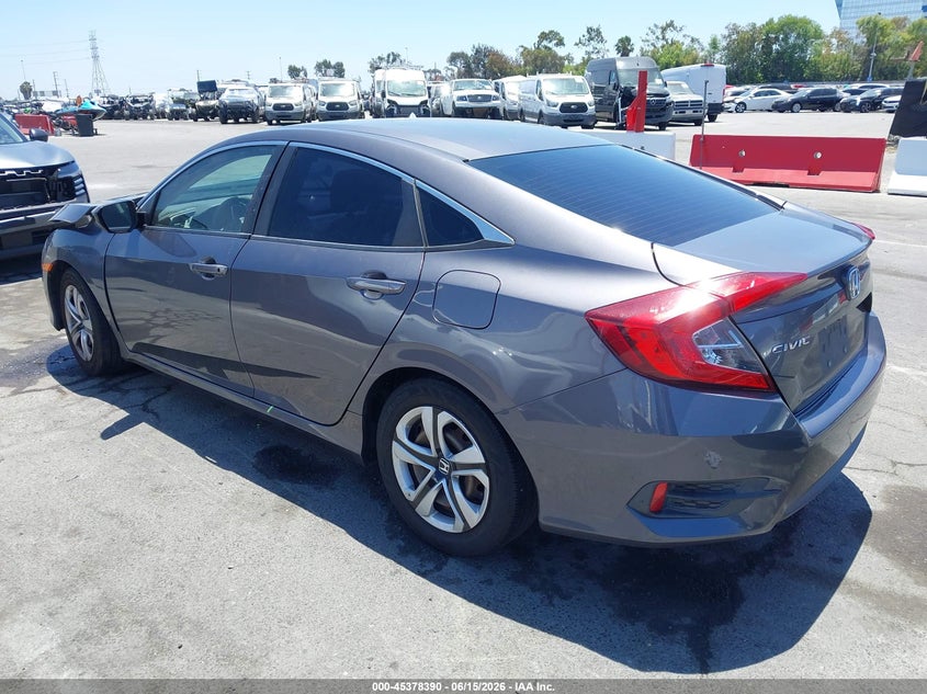 2017 Honda Civic VIN 2HGFC2F57HH536288 IAAI salvage auction — FRONT END, Salvage (California), sold $2,750 on 2026-07-06 (photo 3)