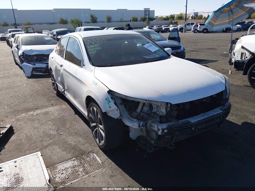 2015 Honda Accord VIN 1HGCR2F56FA185824 IAAI salvage auction — RIGHT SIDE, Salvage Certificate (California), sold $3,000 on 2026-07-10 (photo 1)
