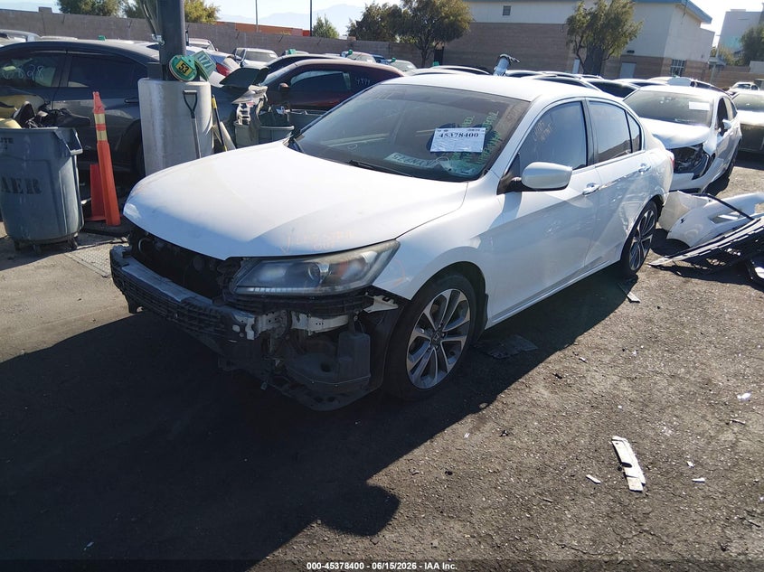 2015 Honda Accord VIN 1HGCR2F56FA185824 IAAI salvage auction — RIGHT SIDE, Salvage Certificate (California), sold $3,000 on 2026-07-10 (photo 2)