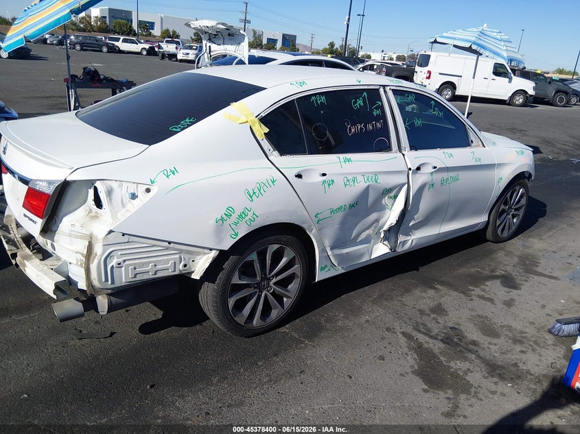 2015 Honda Accord VIN 1HGCR2F56FA185824 IAAI salvage auction — RIGHT SIDE, Salvage Certificate (California), sold $3,000 on 2026-07-10 (photo 6)