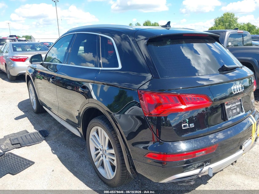 2018 Audi Q5 VIN WA1CNAFY2J2055308 IAAI salvage auction — REAR END, Salvage (Iowa), sold $8,500 on 2026-08-29 (photo 3)