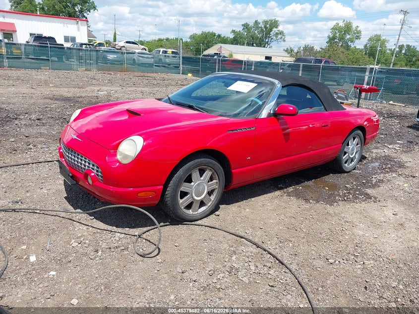 2004 Ford Thunderbird VIN 1FAHP60A14Y102091 IAAI salvage auction — ROOF, Salvage (Ohio), sold $3,250 on 2026-07-08 (photo 2)