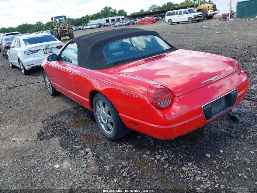 2004 Ford Thunderbird VIN 1FAHP60A14Y102091 IAAI salvage auction — ROOF, Salvage (Ohio), sold $3,250 on 2026-07-08 (photo 3)