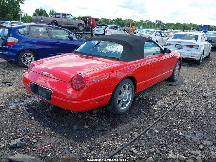 2004 Ford Thunderbird VIN 1FAHP60A14Y102091 IAAI salvage auction — ROOF, Salvage (Ohio), sold $3,250 on 2026-07-08 (photo 4)