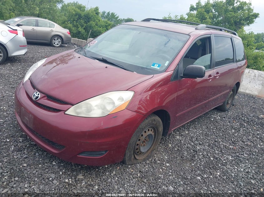 2009 Toyota Sienna VIN 5TDZK23C69S254616 IAAI salvage auction — NORMAL WEAR, Clear (New Jersey), sold $875 on 2026-07-14 (photo 2)