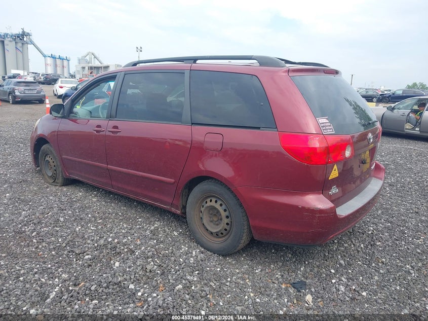 2009 Toyota Sienna VIN 5TDZK23C69S254616 IAAI salvage auction — NORMAL WEAR, Clear (New Jersey), sold $875 on 2026-07-14 (photo 3)
