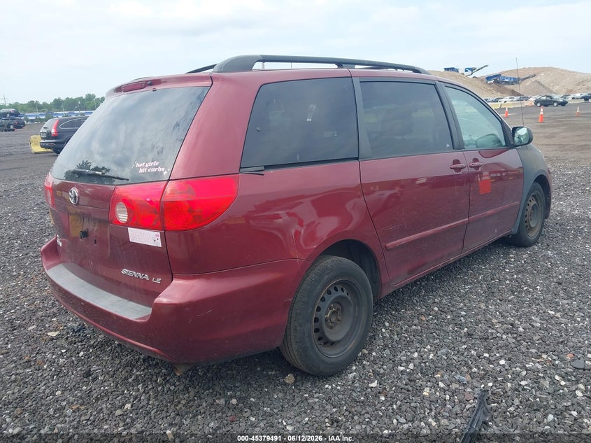 2009 Toyota Sienna VIN 5TDZK23C69S254616 IAAI salvage auction — NORMAL WEAR, Clear (New Jersey), sold $875 on 2026-07-14 (photo 4)