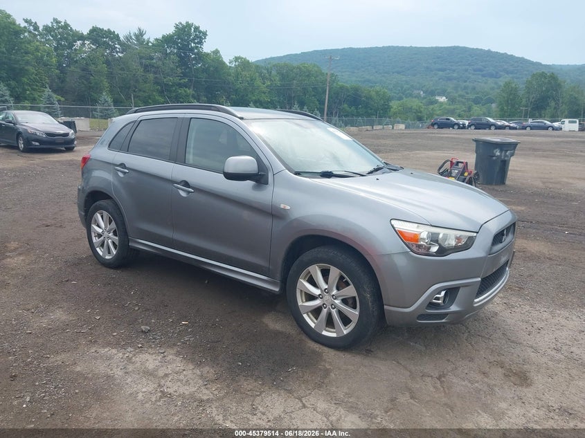 2012 Mitsubishi Outlander sport VIN JA4AR4AU0CZ003736 IAAI salvage auction — LEFT SIDE, Clear (New Jersey), sold $775 on 2026-07-24 (photo 1)