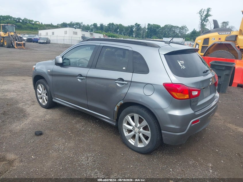 2012 Mitsubishi Outlander sport VIN JA4AR4AU0CZ003736 IAAI salvage auction — LEFT SIDE, Clear (New Jersey), sold $775 on 2026-07-24 (photo 3)