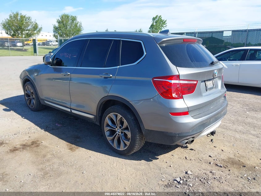 2017 BMW X3 VIN 5UXWX9C53H0D96200 IAAI salvage auction — FRONT END, Mv-907A (New York), sold $3,175 on 2026-07-14 (photo 3)