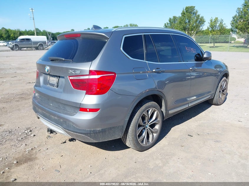 2017 BMW X3 VIN 5UXWX9C53H0D96200 IAAI salvage auction — FRONT END, Mv-907A (New York), sold $3,175 on 2026-07-14 (photo 4)