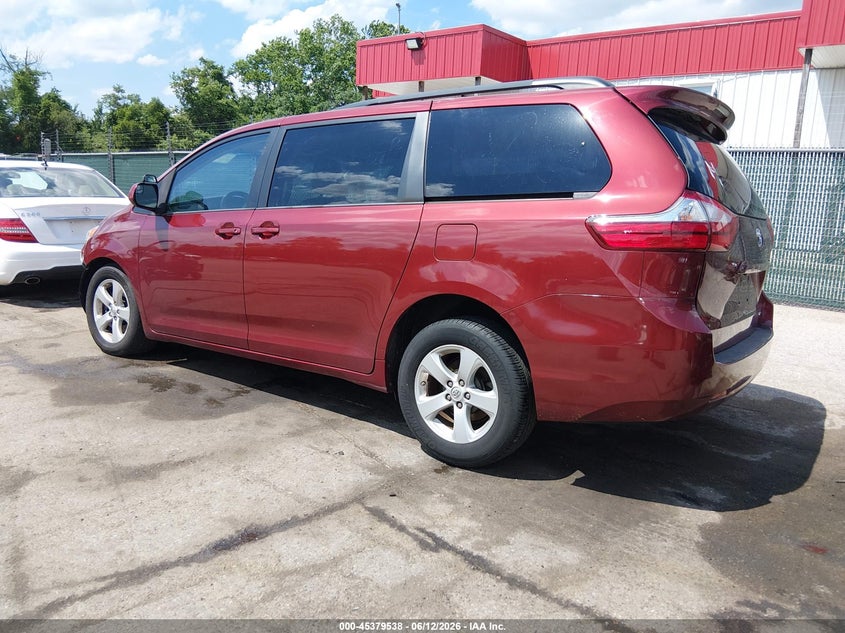 2015 Toyota Sienna VIN 5TDKK3DC4FS661240 IAAI salvage auction — FRONT END, Salvage - Greater Than 75% (Maryland), sold $2,000 on 2026-07-16 (photo 3)