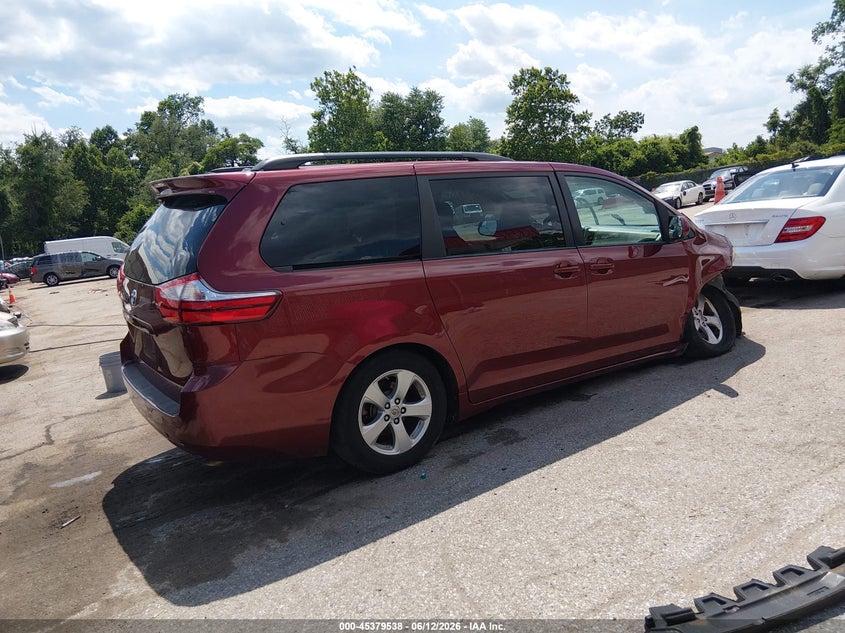2015 Toyota Sienna VIN 5TDKK3DC4FS661240 IAAI salvage auction — FRONT END, Salvage - Greater Than 75% (Maryland), sold $2,000 on 2026-07-16 (photo 4)