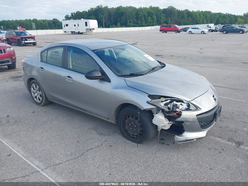 2012 Mazda 3 VIN JM1BL1UFXC1554262 IAAI salvage auction — RIGHT FRONT, Clear (Indiana), sold $1,400 on 2026-07-24 (photo 1)
