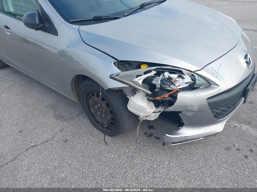 2012 Mazda 3 VIN JM1BL1UFXC1554262 IAAI salvage auction — RIGHT FRONT, Clear (Indiana), sold $1,400 on 2026-07-24 (photo 6)