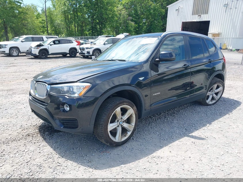 2017 BMW X3 VIN 5UXWX9C38H0W67716 IAAI salvage auction — RIGHT SIDE, Mv-907A (New York), sold $1,650 on 2026-07-21 (photo 2)