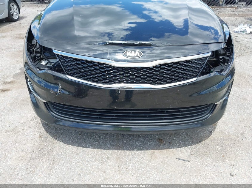 2017 Kia Optima VIN KNAGT4L30H5132013 IAAI salvage auction — FRONT END, Clear (Indiana), sold $1,775 on 2026-07-28 (photo 6)