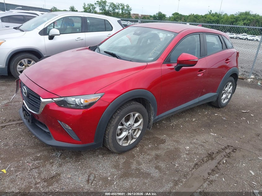 2019 Mazda Cx-3 VIN JM1DKDB77K1444082 IAAI salvage auction — RIGHT FRONT, Salvage (Tennessee), sold $3,400 on 2026-07-09 (photo 2)