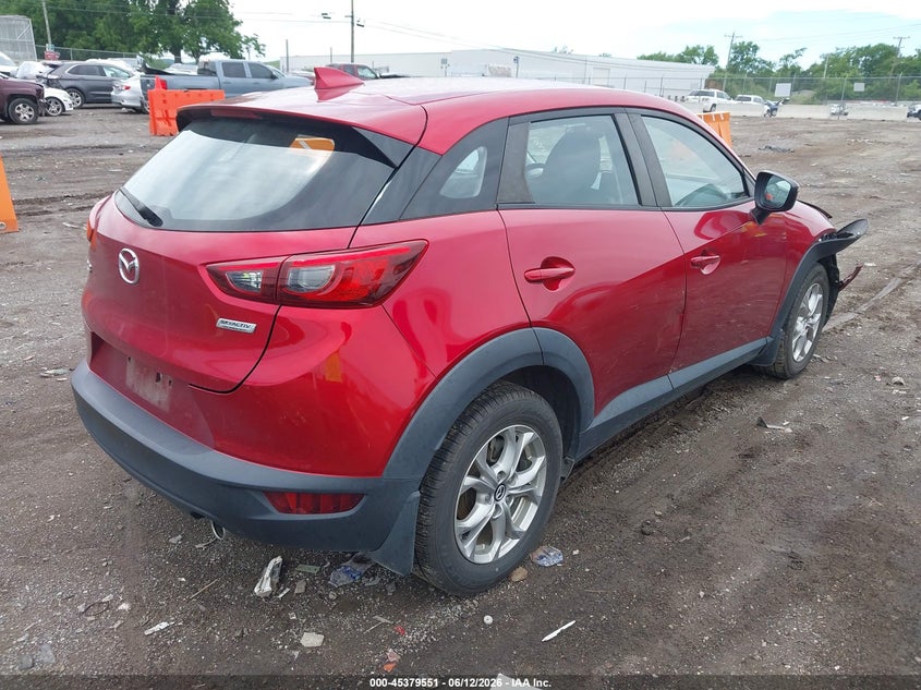 2019 Mazda Cx-3 VIN JM1DKDB77K1444082 IAAI salvage auction — RIGHT FRONT, Salvage (Tennessee), sold $3,400 on 2026-07-09 (photo 4)