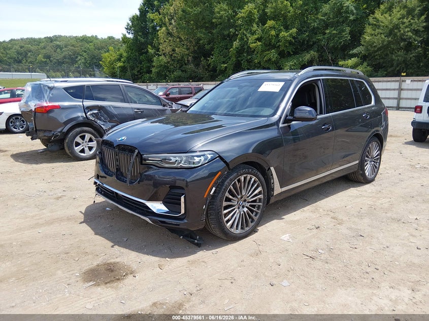 2021 BMW X7 VIN 5UXCW2C09M9H37025 IAAI salvage auction — FRONT END, Salvage (Tennessee), sold $21,800 on 2026-07-09 (photo 2)