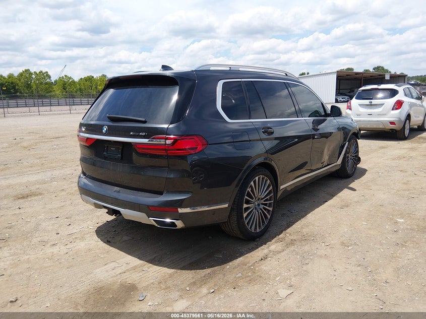 2021 BMW X7 VIN 5UXCW2C09M9H37025 IAAI salvage auction — FRONT END, Salvage (Tennessee), sold $21,800 on 2026-07-09 (photo 4)
