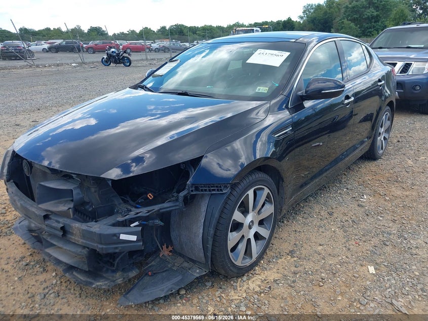 2012 Kia Optima VIN 5XXGR4A67CG072198 IAAI salvage auction — LEFT FRONT, Salvage Title, sold $1,200 on 2026-07-30 (photo 2)