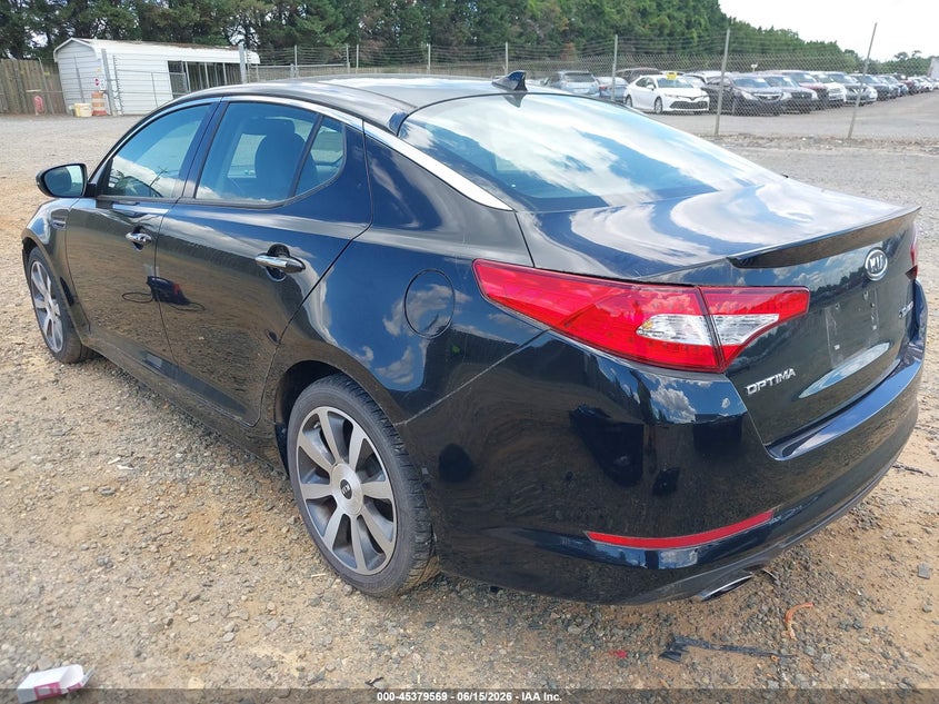 2012 Kia Optima VIN 5XXGR4A67CG072198 IAAI salvage auction — LEFT FRONT, Salvage Title, sold $1,200 on 2026-07-30 (photo 3)