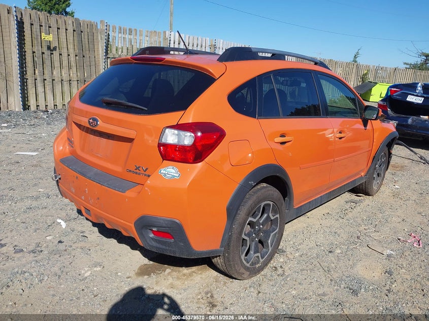 2015 Subaru Xv VIN JF2GPADC4F8263883 IAAI salvage auction — NORMAL WEAR, Clear (North Carolina), sold $600 on 2026-07-13 (photo 4)