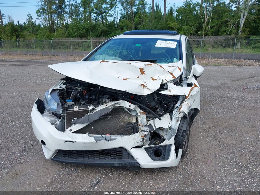 2016 Honda Fit VIN JHMGK5H78GX025607 IAAI salvage auction — FRONT END, Rebuildable (Florida), sold $1,125 on 2026-07-14 (photo 6)