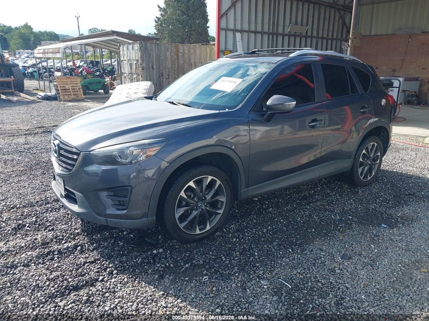2016 Mazda Cx-5 VIN JM3KE4DY7G0799455 IAAI salvage auction — REAR END, Salvage (North Carolina), sold $2,700 on 2026-07-31 (photo 2)