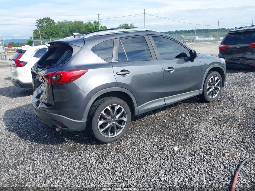 2016 Mazda Cx-5 VIN JM3KE4DY7G0799455 IAAI salvage auction — REAR END, Salvage (North Carolina), sold $2,700 on 2026-07-31 (photo 4)