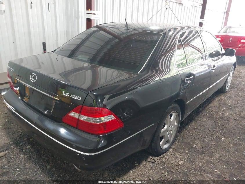 2005 Lexus Ls VIN JTHBN36F250175489 IAAI salvage auction — LEFT SIDE, Clear (Virginia), sold $700 on 2026-07-23 (photo 4)