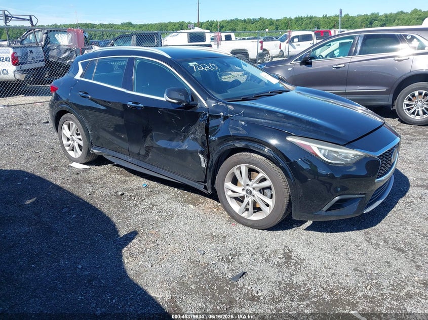 2019 Infiniti Qx30 VIN SJKCH5CP6KA007220 IAAI salvage auction — RIGHT FRONT, Salvage - Greater Than 75% (Maryland), sold $1,700 on 2026-07-13 (photo 1)
