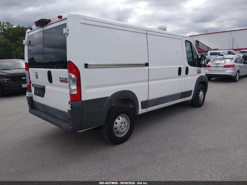 2018 Ram Promaster 1500 VIN 3C6TRVAG9JE138583 IAAI salvage auction — NORMAL WEAR, Sf97 (Maryland), sold $14,075 on 2026-08-18 (photo 4)