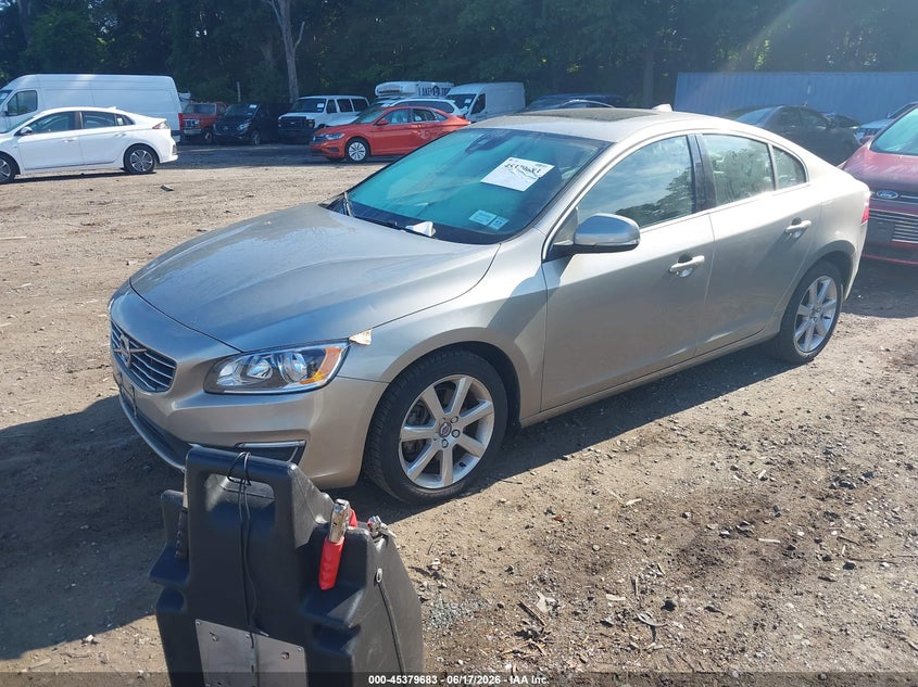 2016 Volvo S60 VIN YV1612TK3G2394487 IAAI salvage auction — UNDERCARRIAGE, Salvage Title, sold $125 on 2026-07-28 (photo 2)