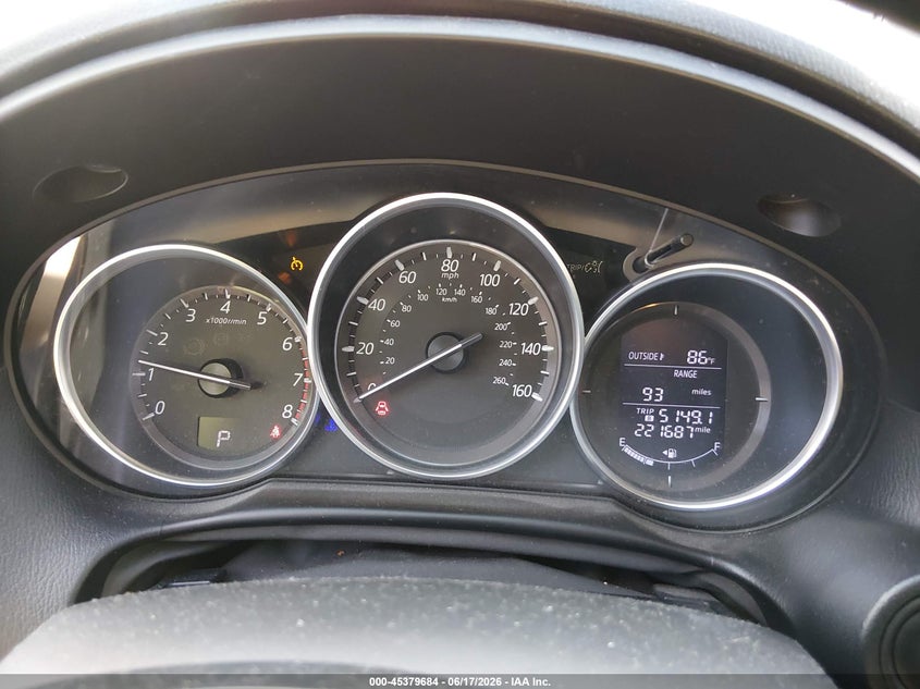 2016 Mazda Cx-5 VIN JM3KE2BY3G0645946 IAAI salvage auction — NORMAL WEAR, Clear (Florida), sold $2,300 on 2026-07-20 (photo 7)