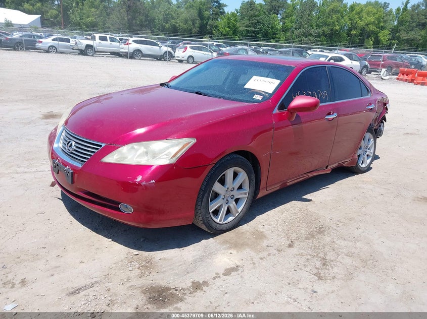 2009 Lexus Es 350 VIN JTHBJ46GX92300646 IAAI salvage auction — LEFT REAR, Clear (Virginia), sold $675 on 2026-07-10 (photo 2)