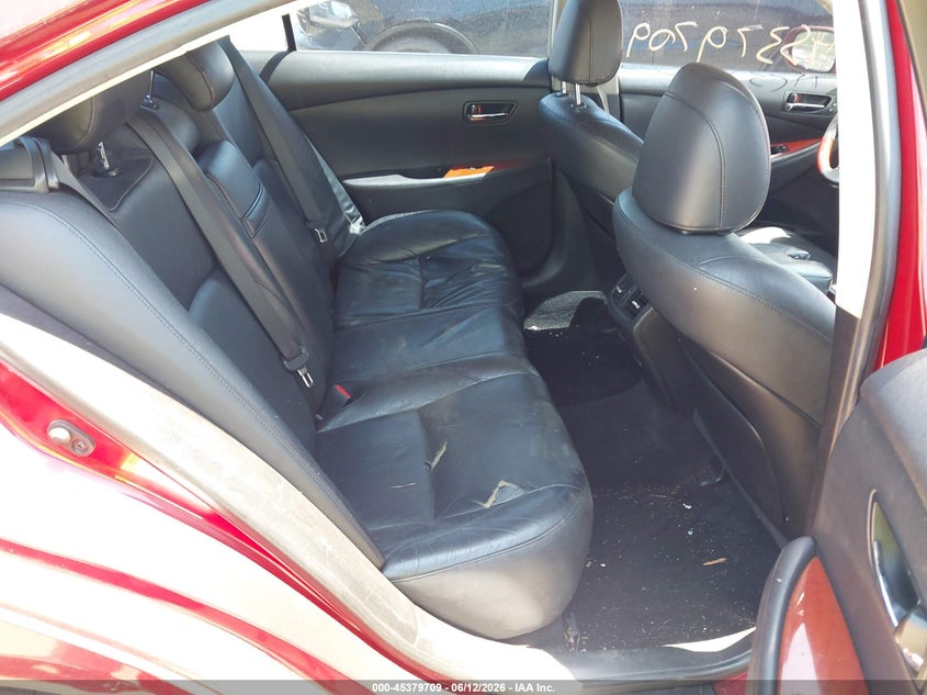 2009 Lexus Es 350 VIN JTHBJ46GX92300646 IAAI salvage auction — LEFT REAR, Clear (Virginia), sold $675 on 2026-07-10 (photo 8)