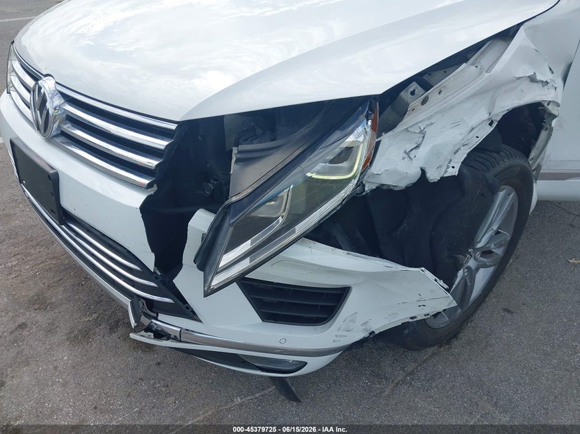 2015 Volkswagen Touareg VIN WVGEF9BPXFD005142 IAAI salvage auction — LEFT FRONT, Clear (Indiana), sold $1,300 on 2026-07-24 (photo 6)