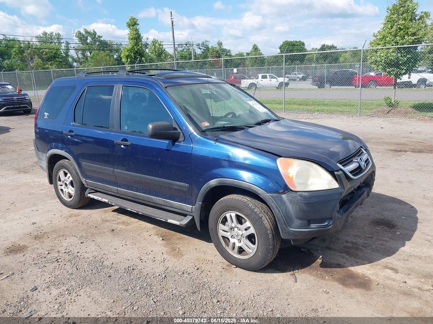 2004 Honda Cr-v VIN SHSRD78824U202076 IAAI salvage auction — FRONT END, Clear (Virginia), sold $25 on 2026-07-07 (photo 1)