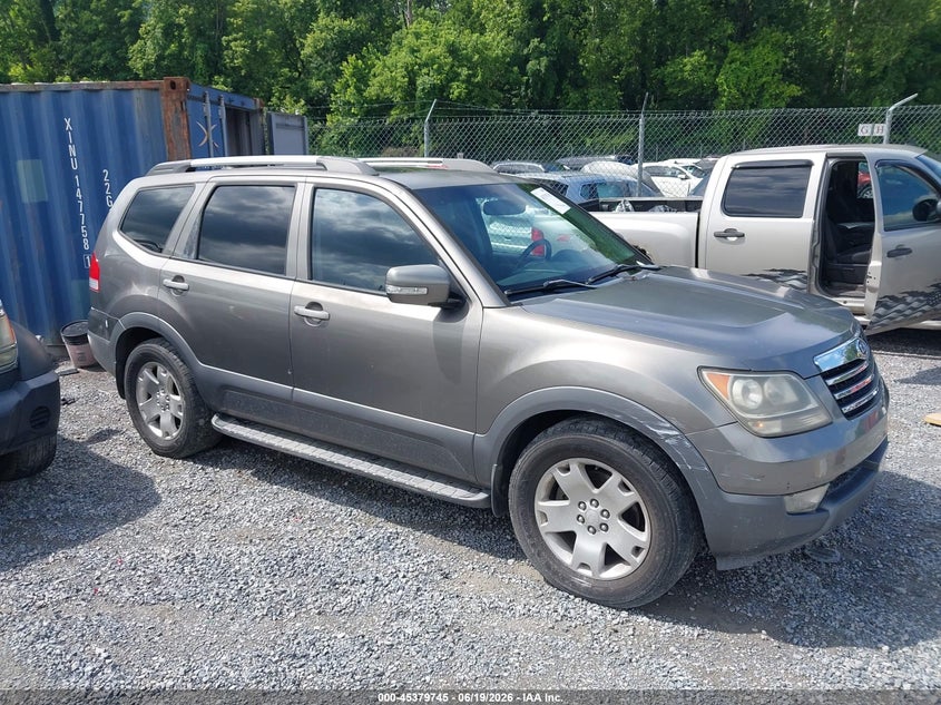 2009 Kia Borrego VIN KNDJJ741195025499 IAAI salvage auction — NORMAL WEAR, Clear (Tennessee), sold $175 on 2026-07-21 (photo 1)
