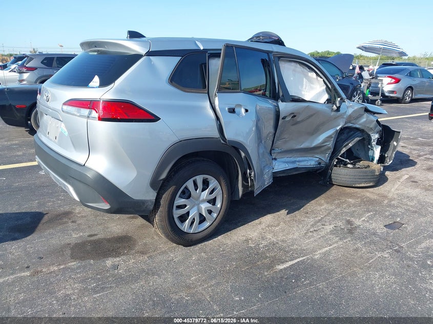 2023 Toyota Corolla cross VIN 7MUAAAAG3PV049743 IAAI salvage auction — LEFT & RIGHT, Salvage Title, sold $1,250 on 2026-07-30 (photo 4)