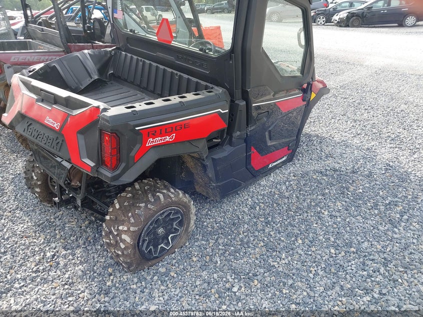 2025 Kawasaki VIN JKAWFCD14SB503268 IAAI salvage auction — ALL OVER, Salvage Title, sold $2,050 on 2026-07-28 (photo 4)