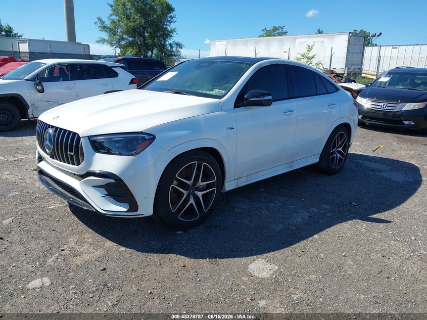 2025 Mercedes-benz Amg gle coupe VIN 4JGFD6BB5SB373554 IAAI salvage auction — INTERIOR BURN, Salvage (Pennsylvania), sold $30,550 on 2026-07-20 (photo 2)
