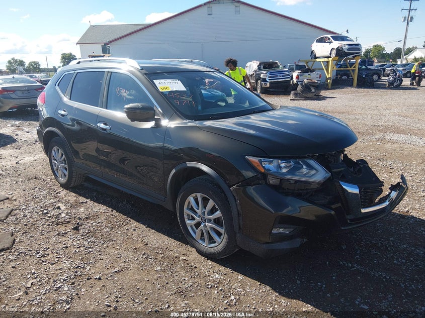2017 Nissan Rogue VIN KNMAT2MV1HP513855 IAAI salvage auction — LEFT FRONT, Salvage (Pennsylvania), sold $350 on 2026-07-22 (photo 1)