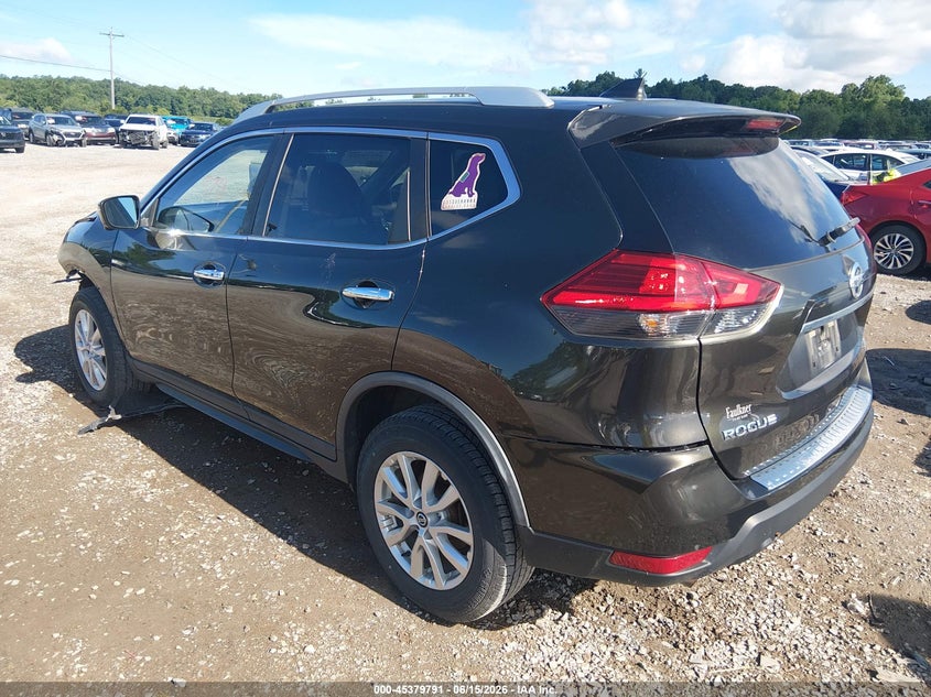 2017 Nissan Rogue VIN KNMAT2MV1HP513855 IAAI salvage auction — LEFT FRONT, Salvage (Pennsylvania), sold $350 on 2026-07-22 (photo 3)