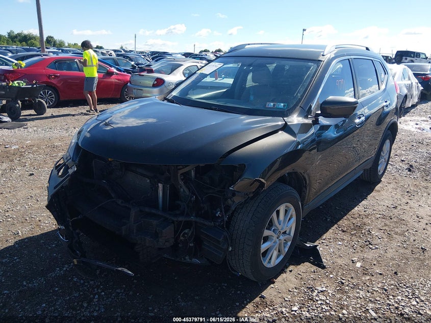 2017 Nissan Rogue VIN KNMAT2MV1HP513855 IAAI salvage auction — LEFT FRONT, Salvage (Pennsylvania), sold $350 on 2026-07-22 (photo 6)